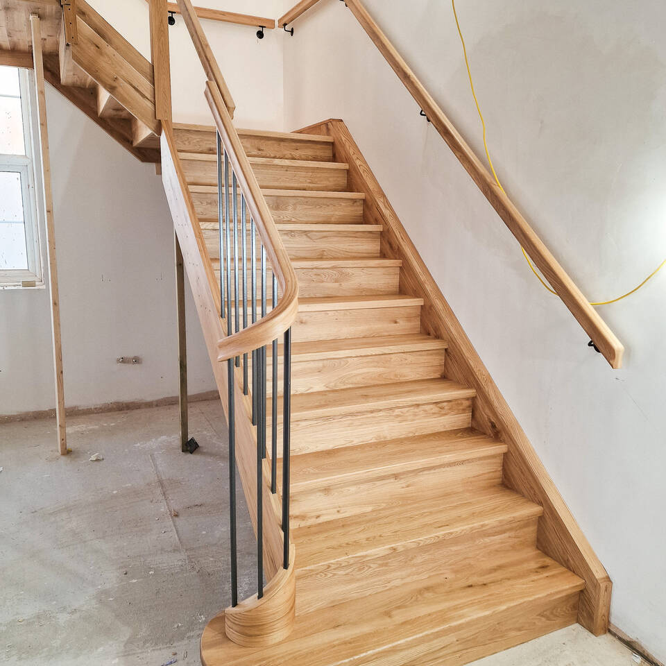 Solid Oak Staircase