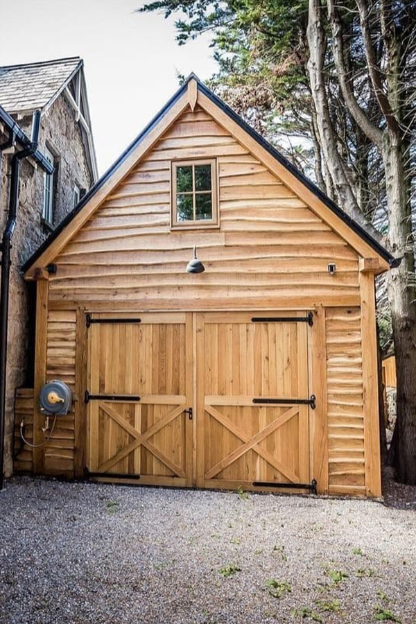 1 Bay Bespoke Oak Frame Garage